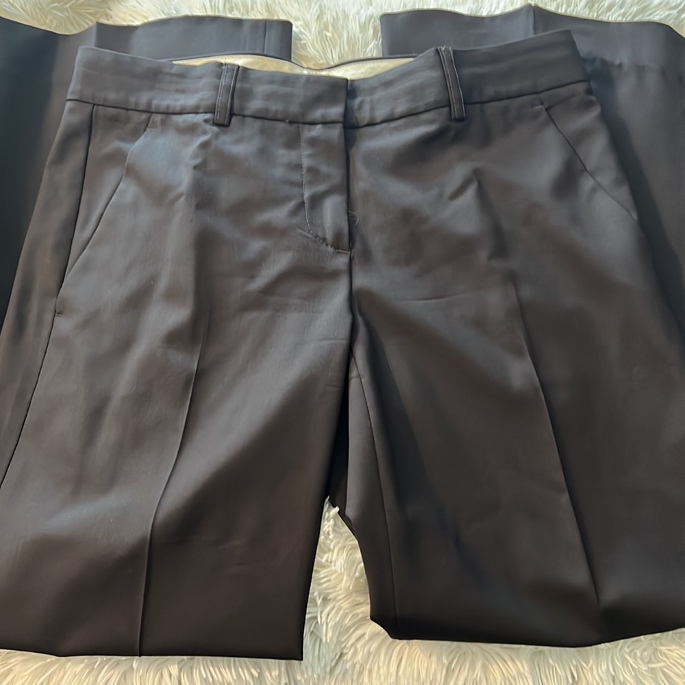 THEORY Cropped wide leg trouser